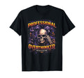 Professional Overthinker Skull Gothic T-Shirt - Novelty Apparel for Adults - T-Shirt, Sweatshirt, Hoodie