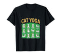 Cat Yoga Poses Cats Practicing T-Shirt - Custom Art Print for Adults - T-Shirt, Sweatshirt, Hoodie