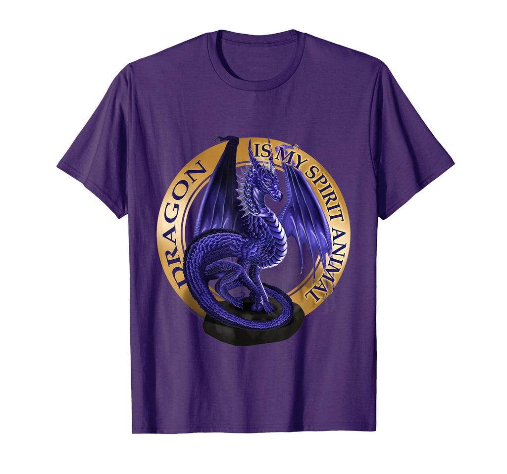 Dragon Is My Spirit Animal Fantasy T-Shirt - Custom Art Print Men Women - T-Shirt, Sweatshirt, Hoodie
