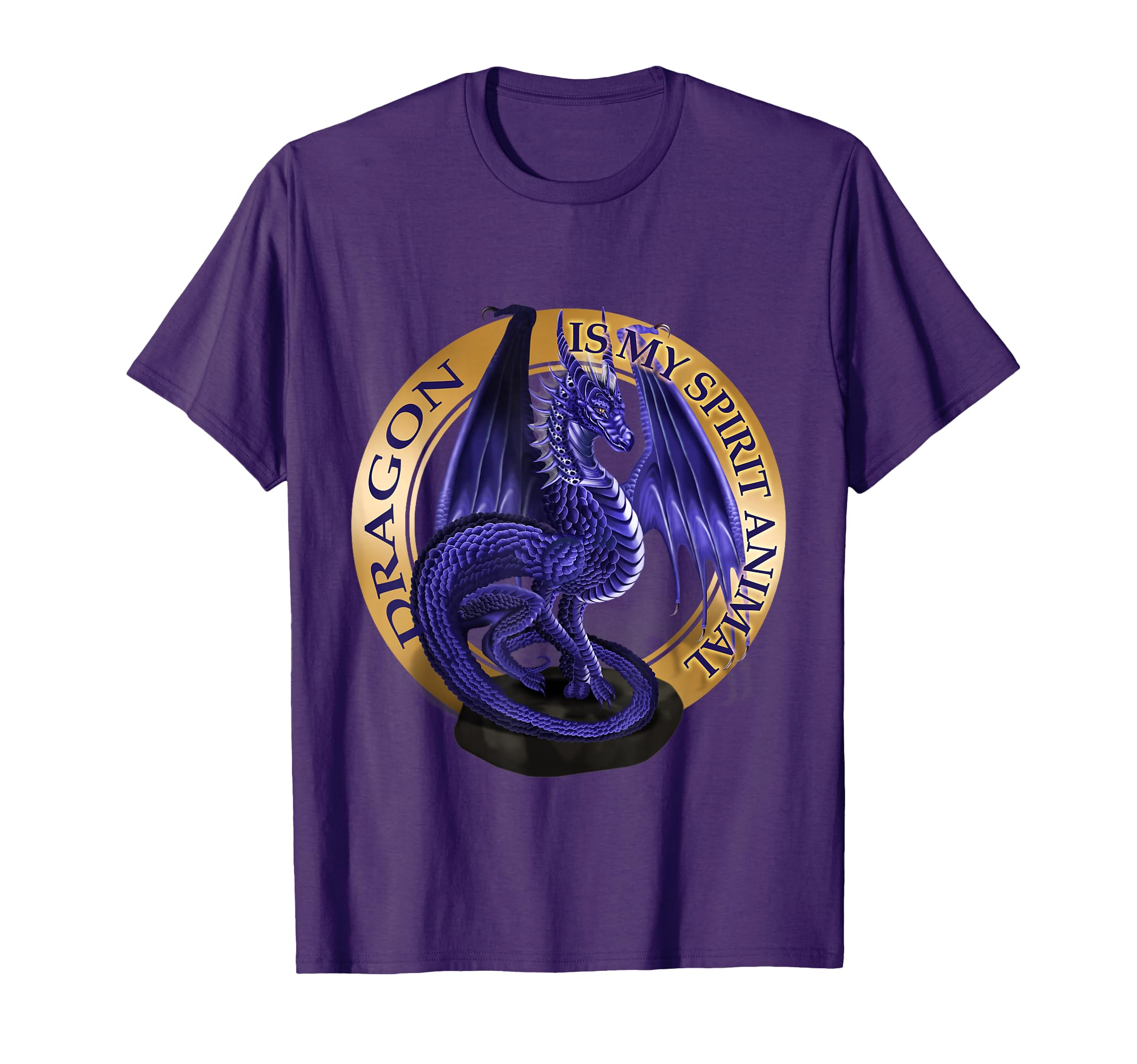 Dragon Is My Spirit Animal Fantasy T-Shirt - Custom Art Print Men Women - T-Shirt, Sweatshirt, Hoodie