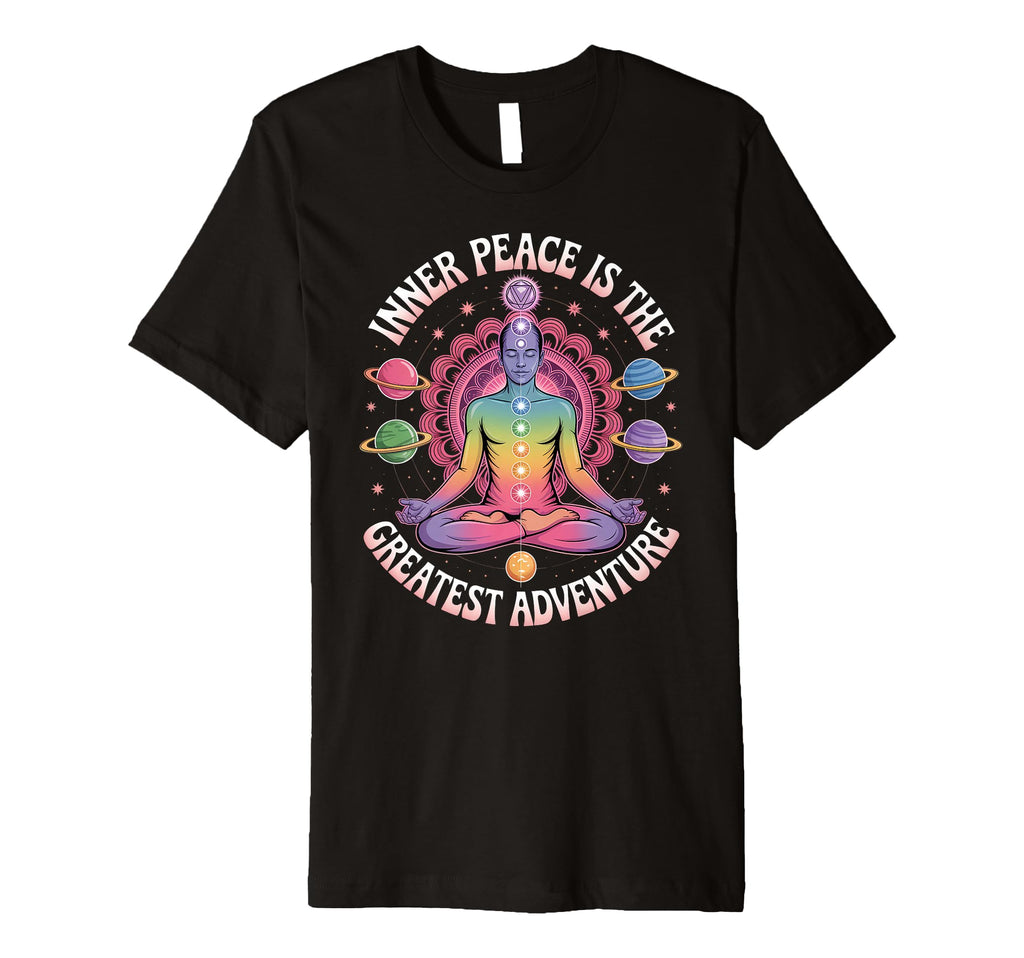 Inner Peace Chakra Meditation T-Shirt - Casual Everyday Wear for Adults - T-Shirt, Sweatshirt, Hoodie