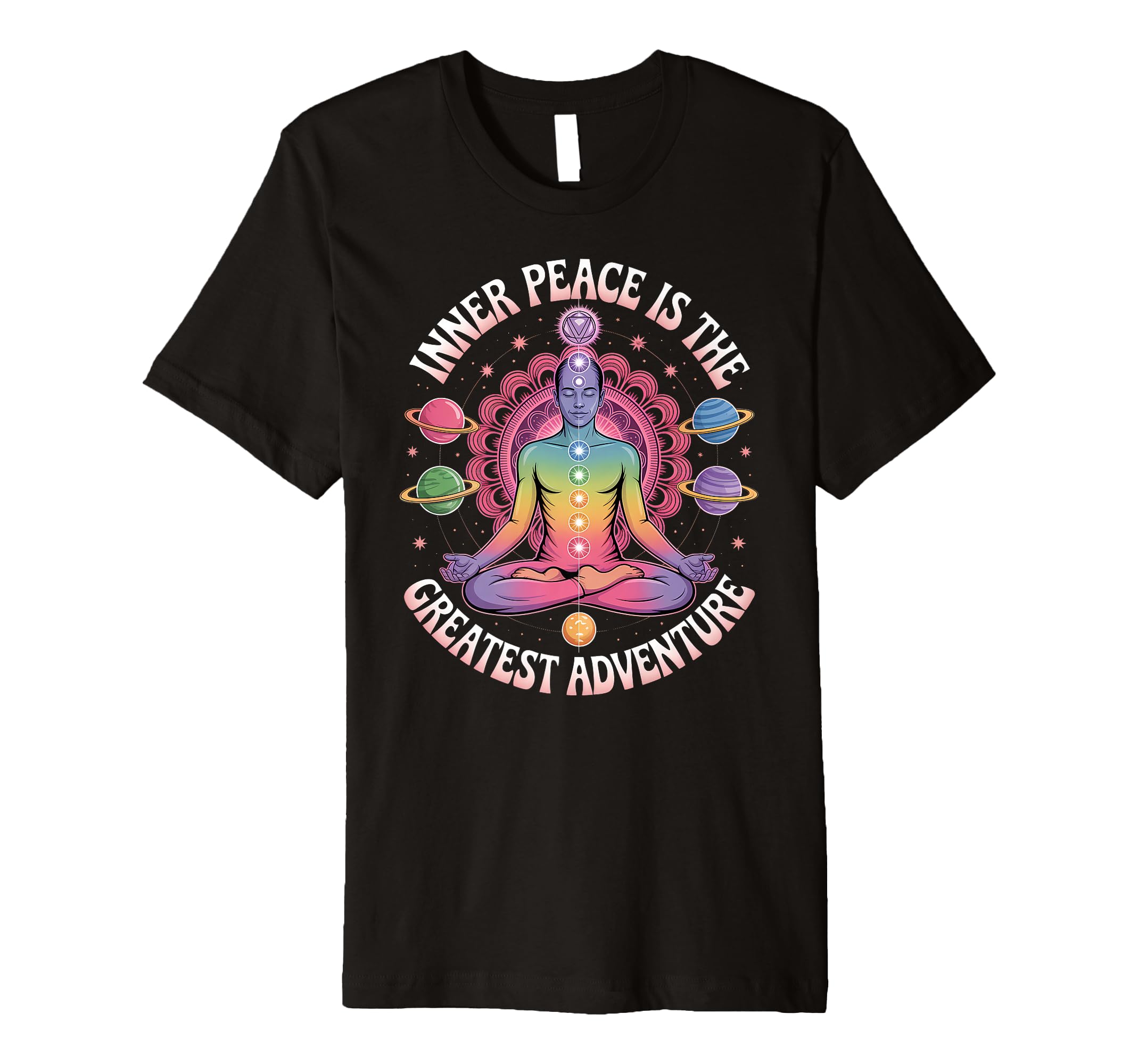 Inner Peace Chakra Meditation T-Shirt - Casual Everyday Wear for Adults - T-Shirt, Sweatshirt, Hoodie