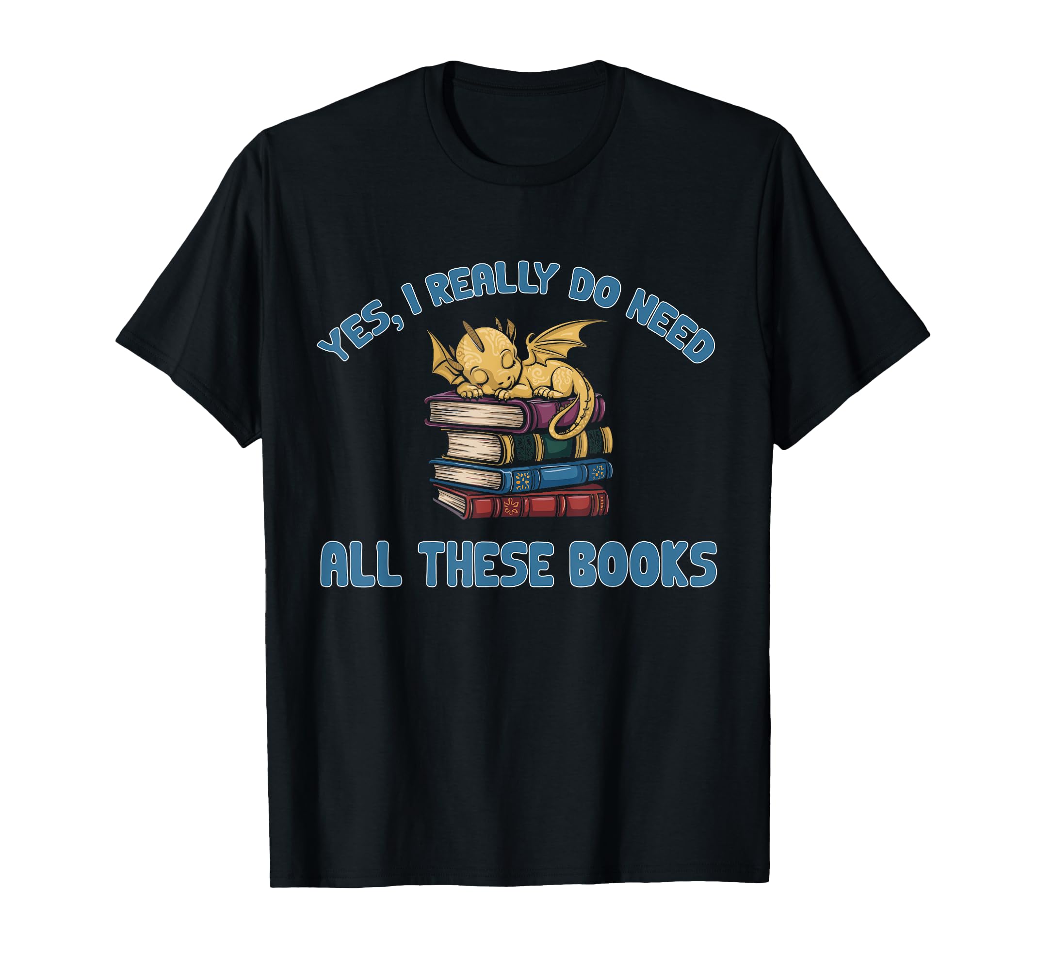 Reading Dragon Shirts Magical Book T-Shirt - Fun Novelty Design Unisex - T-Shirt, Sweatshirt, Hoodie