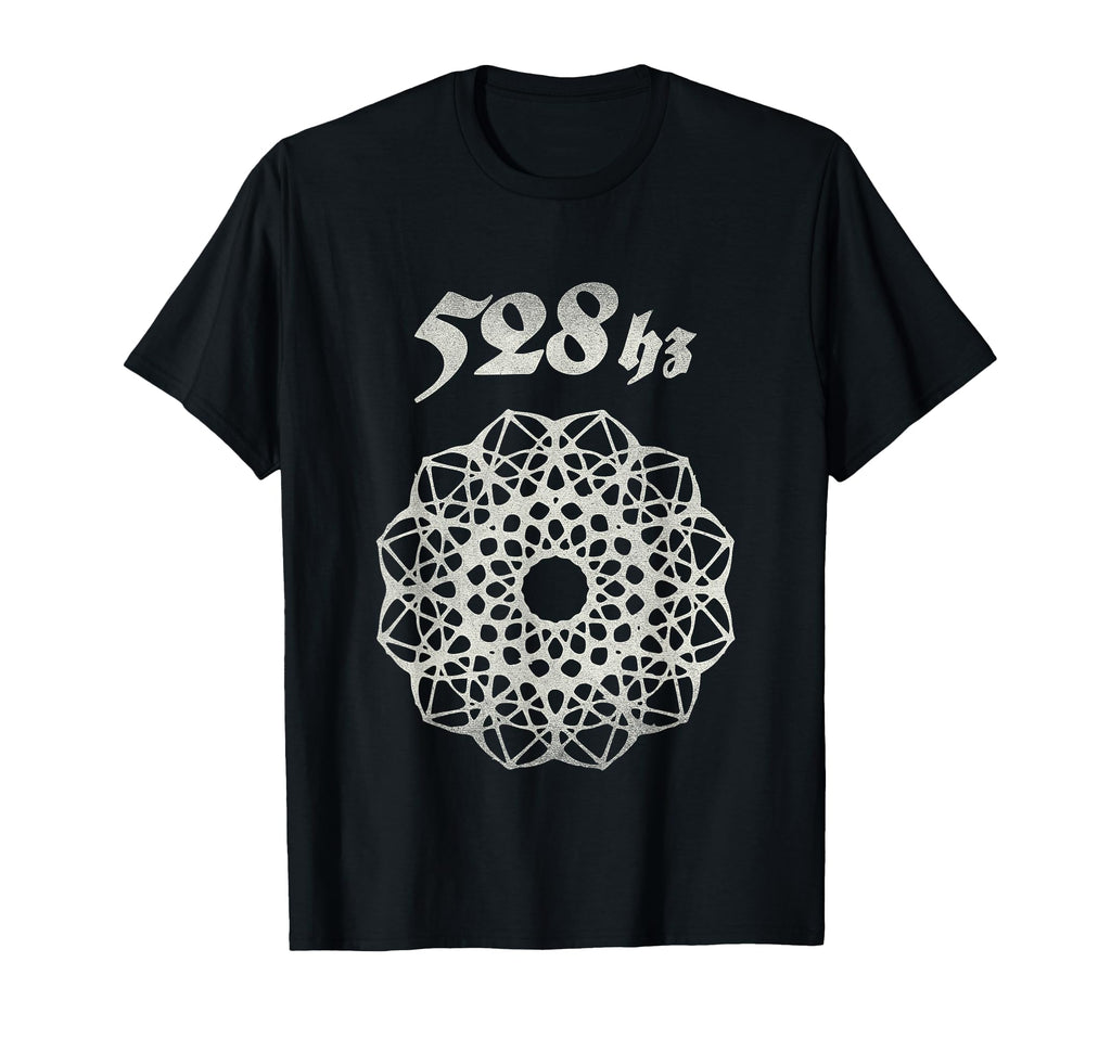 528 Hz Divine Frequency Cymatics T-Shirt - Streetwear Style for Adults - T-Shirt, Sweatshirt, Hoodie