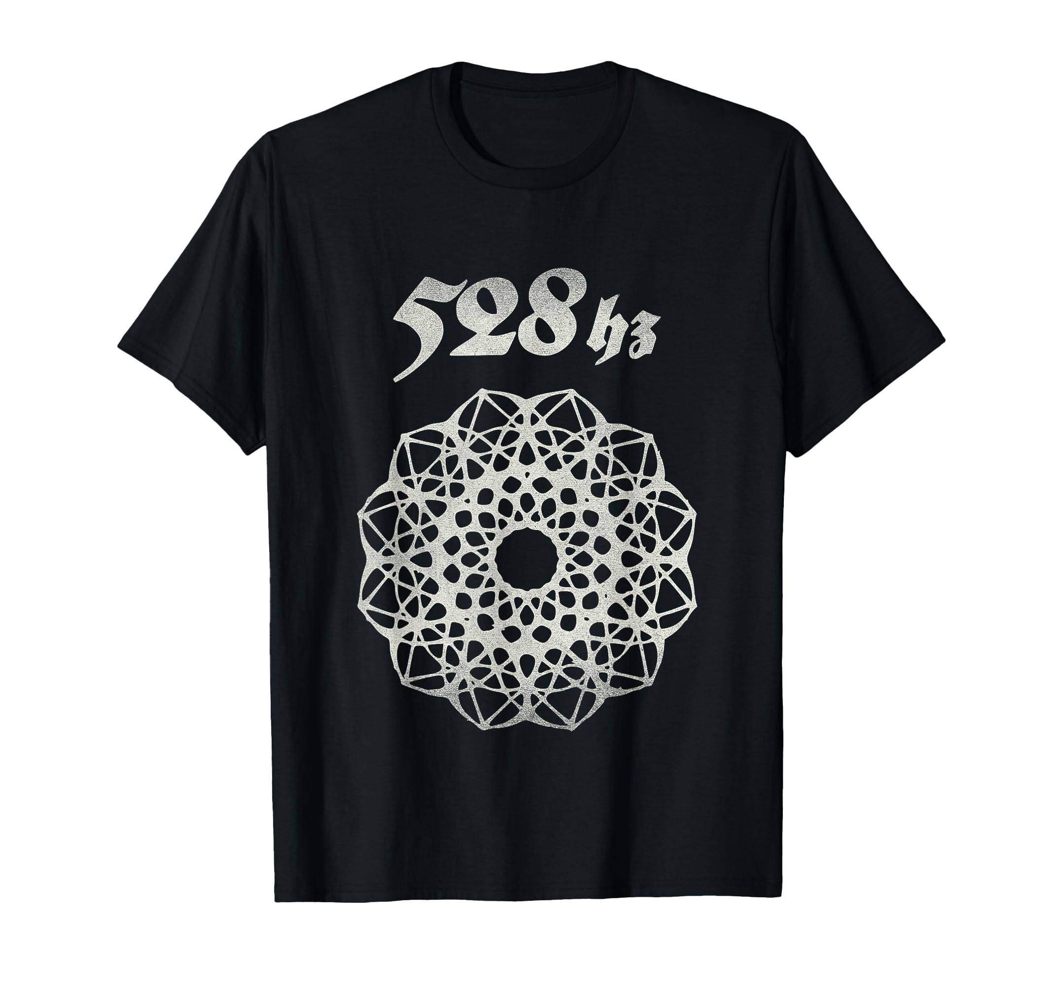 528 Hz Divine Frequency Cymatics T-Shirt - Streetwear Style for Adults - T-Shirt, Sweatshirt, Hoodie