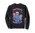 Groovy Overstimulated Moms Club Hoodie - Minimalist Print Unisex - T-Shirt, Sweatshirt, Hoodie