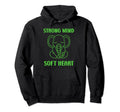 Animal Strong Mind Soft Heart Mental Health Hoodie - Unique Graphic Unisex - T-Shirt, Sweatshirt, Hoodie