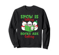 Merry Bookmas Book Nerd Snowman Sweatshirt - Fun Novelty Design Unisex - T-Shirt, Sweatshirt, Hoodie
