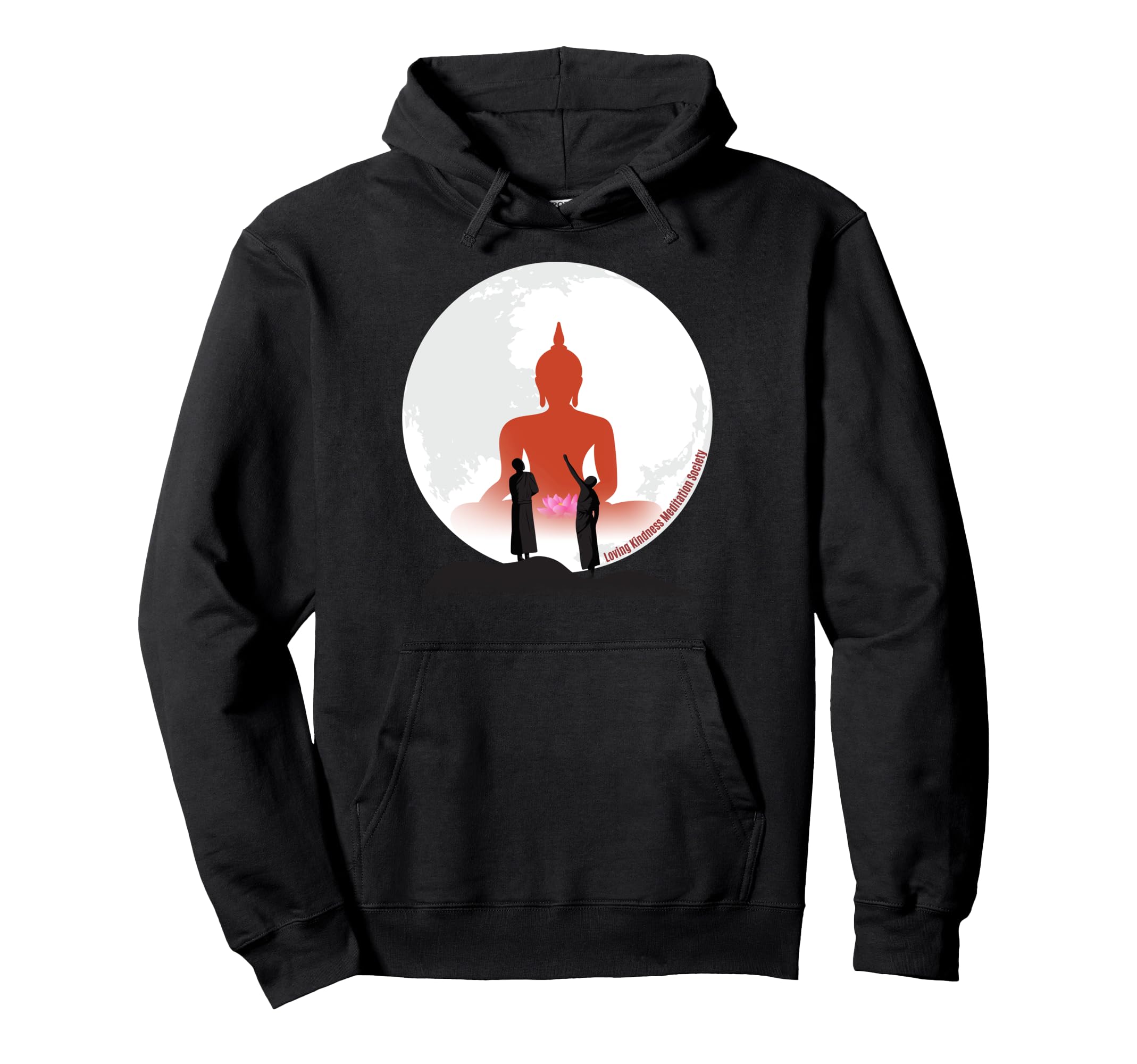 Mindfulness Buddha Buddhism Hoodie - Fun Novelty Design for Adults - T-Shirt, Sweatshirt, Hoodie