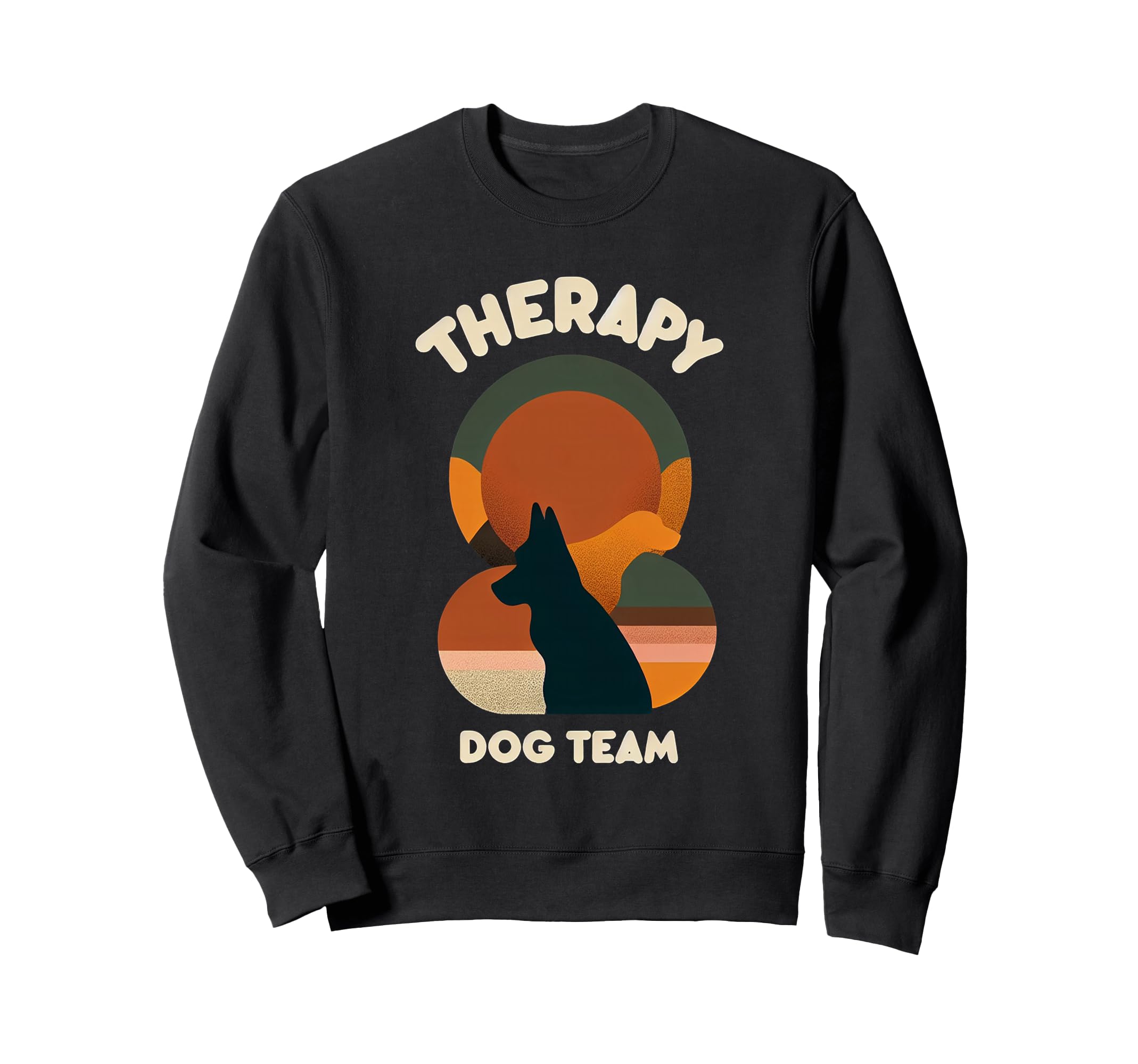 Therapy Dog Team Animal Sweatshirt - Casual Everyday Wear Men Women - T-Shirt, Sweatshirt, Hoodie