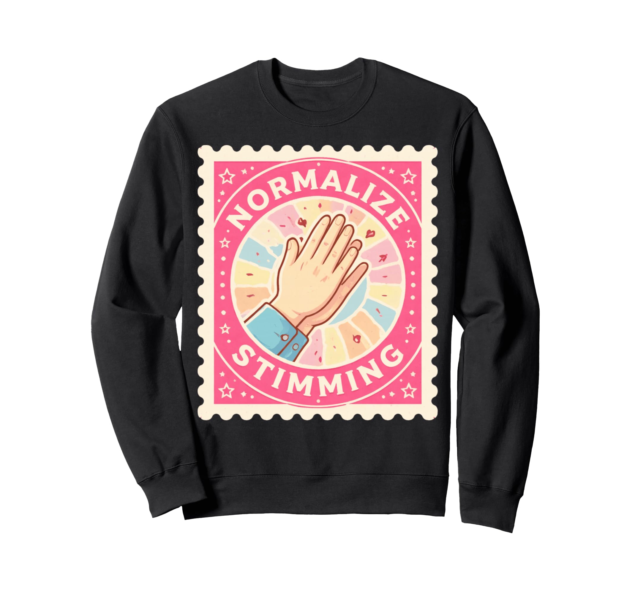 Normalize Stimming Stim Sweatshirt - Casual Everyday Wear for Adults - T-Shirt, Sweatshirt, Hoodie