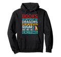 Dragon Book Books Without Dragons Hoodie - Minimalist Print Men Women - T-Shirt, Sweatshirt, Hoodie