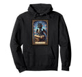 Reader Dragon Fantasy Book Lover Tarot Hoodie - Custom Art Print Unisex - T-Shirt, Sweatshirt, Hoodie