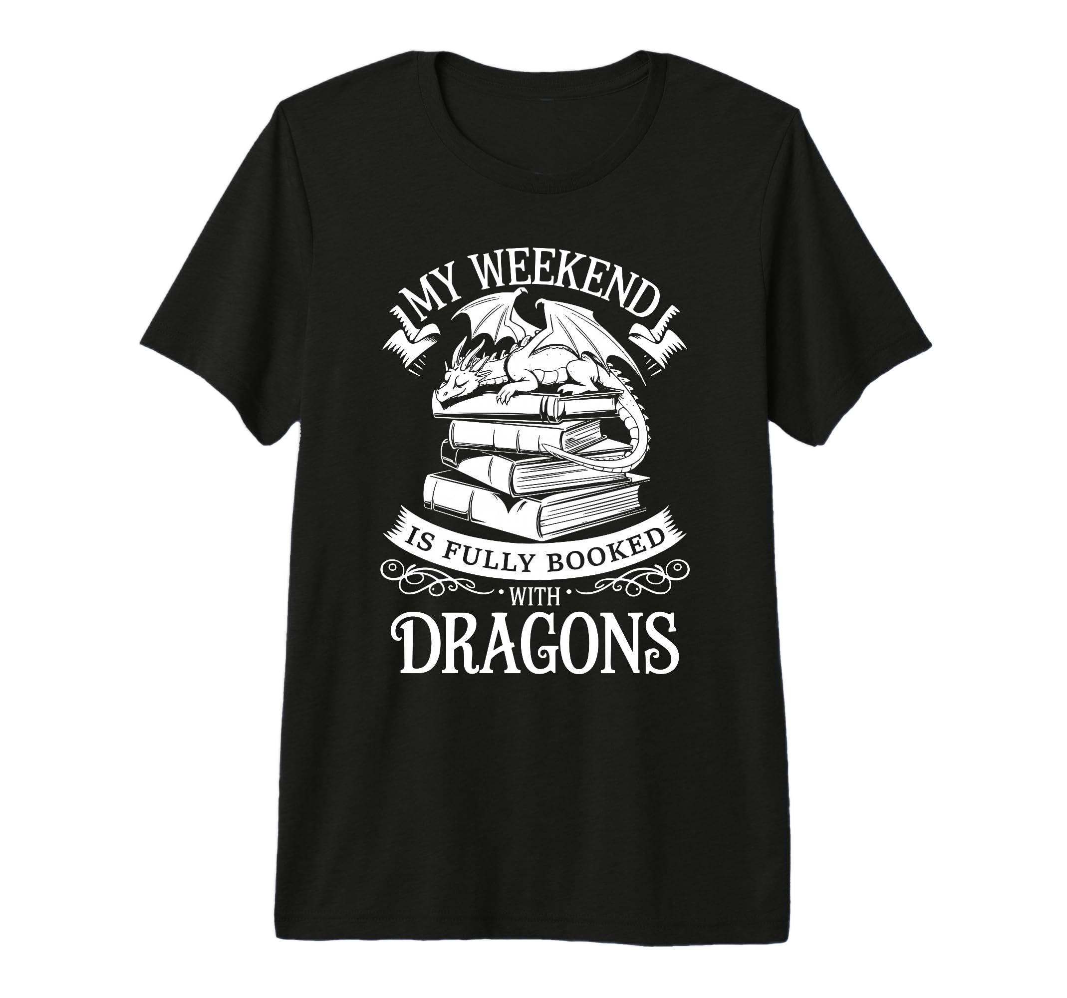 Fully Booked Book Dragon Bookish T-Shirt - Trendy Graphic Men Women - T-Shirt, Sweatshirt, Hoodie