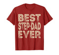 Mens Best Step Dad Ever Funny Papa Gifts T-Shirt - Custom Art Print Unisex - T-Shirt, Sweatshirt, Hoodie