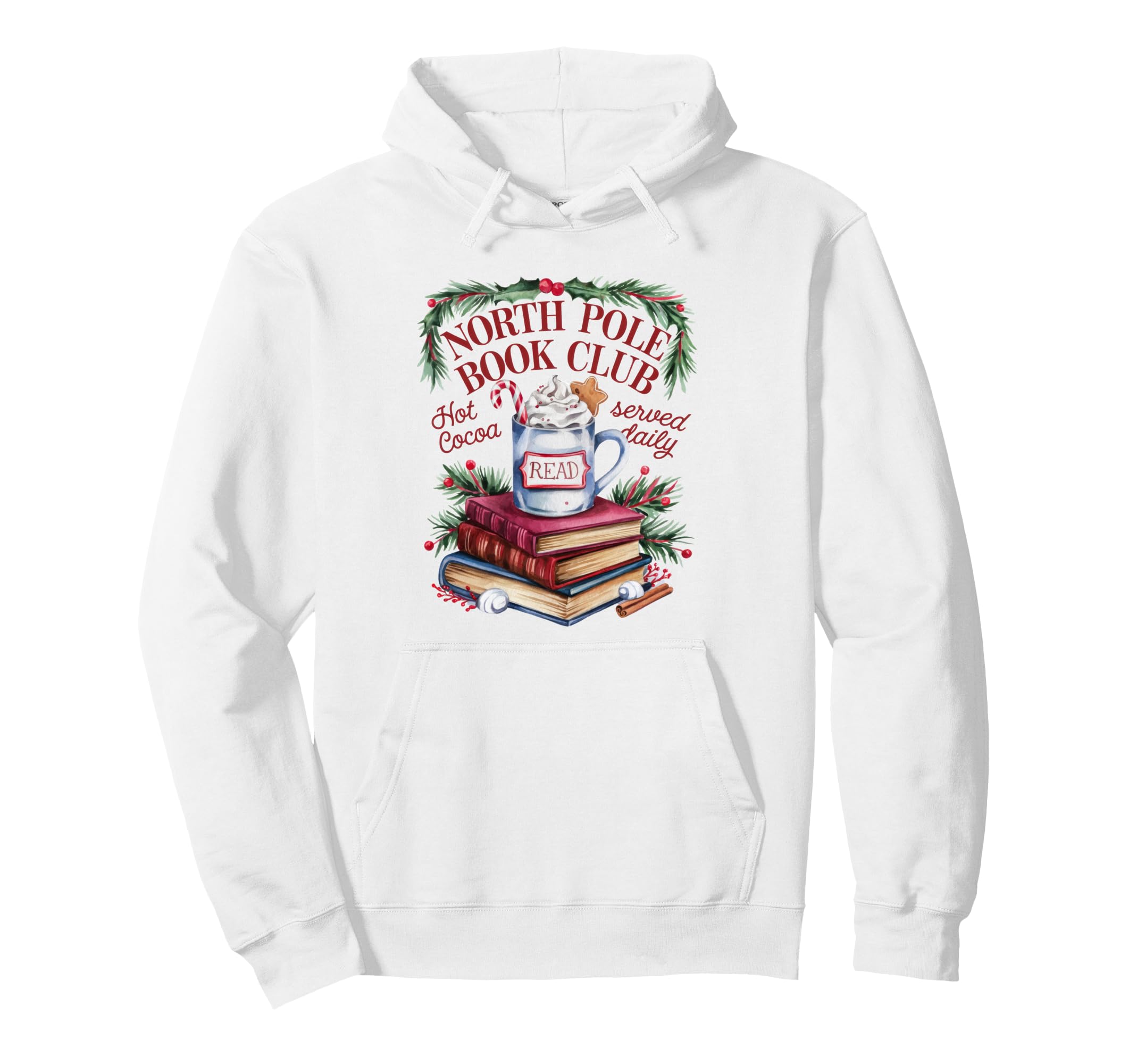 That Says North Pole Book Club Hoodie - Streetwear Style Unisex - T-Shirt, Sweatshirt, Hoodie