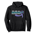 We Are All Broken Suicide Awareness Hoodie - Fun Novelty Design for Adults - T-Shirt, Sweatshirt, Hoodie