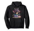 Read Books Be Kind Stay Weird Dragon Hoodie - Unique Graphic Men Women - T-Shirt, Sweatshirt, Hoodie