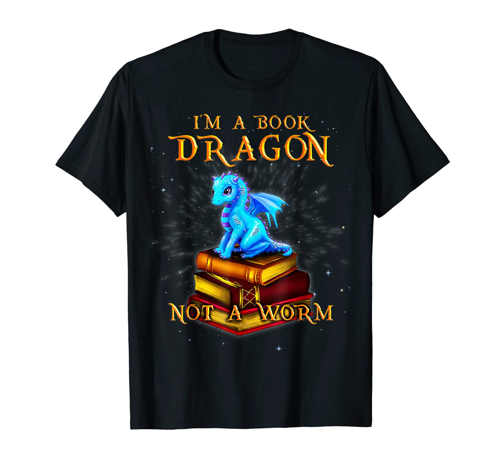 Im Book Dragon Bookworm Bookish Reader T-Shirt - Minimalist Print Unisex - T-Shirt, Sweatshirt, Hoodie