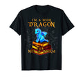 Im Book Dragon Bookworm Bookish Reader T-Shirt - Minimalist Print Unisex - T-Shirt, Sweatshirt, Hoodie