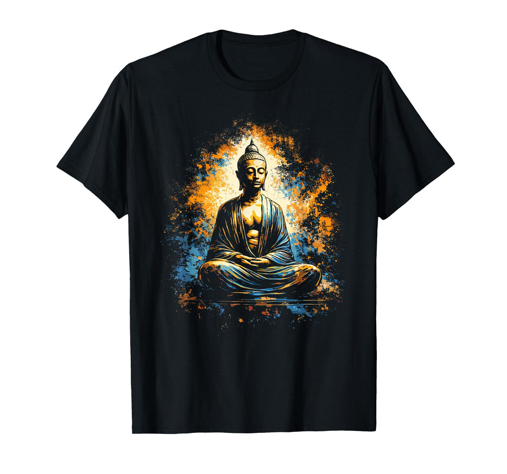 Buddha Meditation Zen Spiritual Art T-Shirt - Minimalist Print for Adults - T-Shirt, Sweatshirt, Hoodie