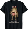 First of All Jesus Thinks I'm a Delight Frog Coffee Meme T-Shirt Unisex T-shirt, Sweatshirt, Hoodie, Long Sleeve Tee - T-Shirt, Sweatshirt, Hoodie