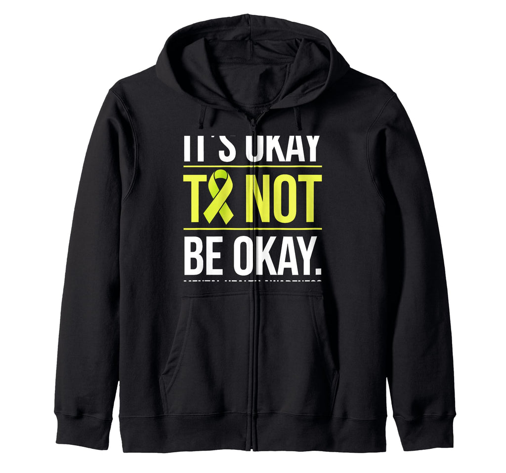 Mental Health Awareness Its Okay Sweatshirt - Aesthetic Graphic for Adults - T-Shirt, Sweatshirt, Hoodie