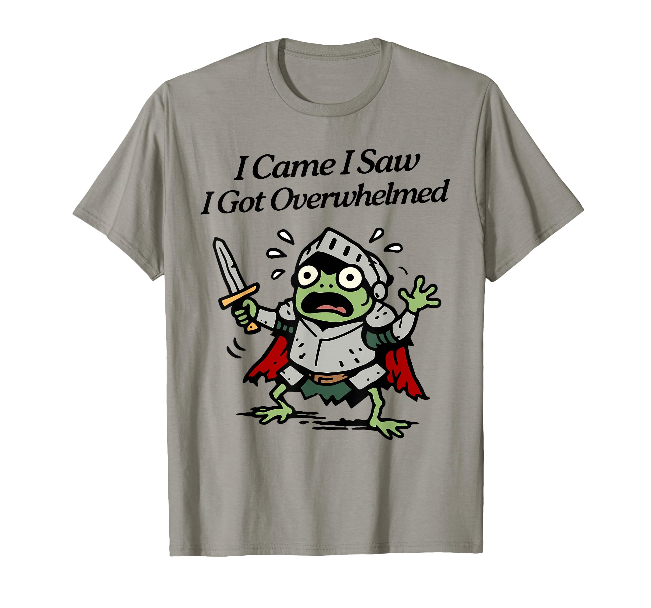 I Came I Saw I Got Overwhelmed Tiny T-Shirt - Graphic Print Men Women - T-Shirt, Sweatshirt, Hoodie