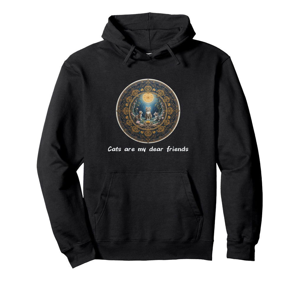 Cats Are My Best Friends Sacred Hoodie - Streetwear Style for Adults - T-Shirt, Sweatshirt, Hoodie