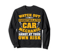 Overstimulated Car Mechanic Auto Sweatshirt - Custom Art Print Men Women - T-Shirt, Sweatshirt, Hoodie