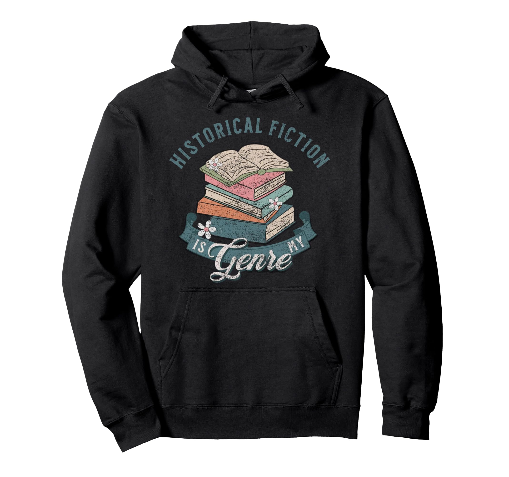 Historical Fiction Genre Book Lover Avid Hoodie - Unique Graphic Unisex - T-Shirt, Sweatshirt, Hoodie