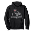Owl Reading Books Literature Forest Hoodie - Streetwear Style for Adults - T-Shirt, Sweatshirt, Hoodie
