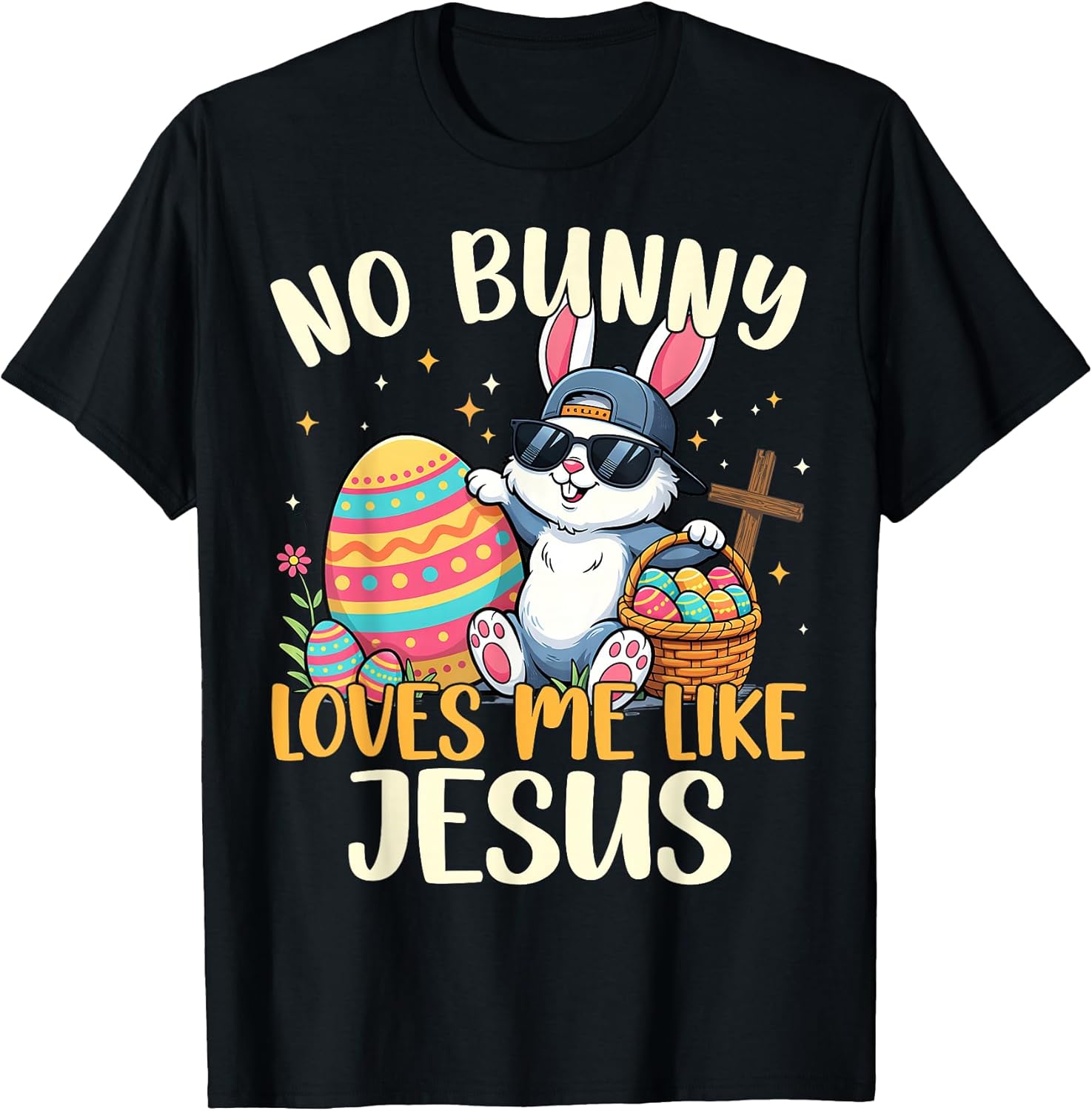 Happy Easter Bunny Jesus Christian Unisex T-shirt, Sweatshirt, Hoodie, Long Sleeve Tee - T-Shirt, Sweatshirt, Hoodie