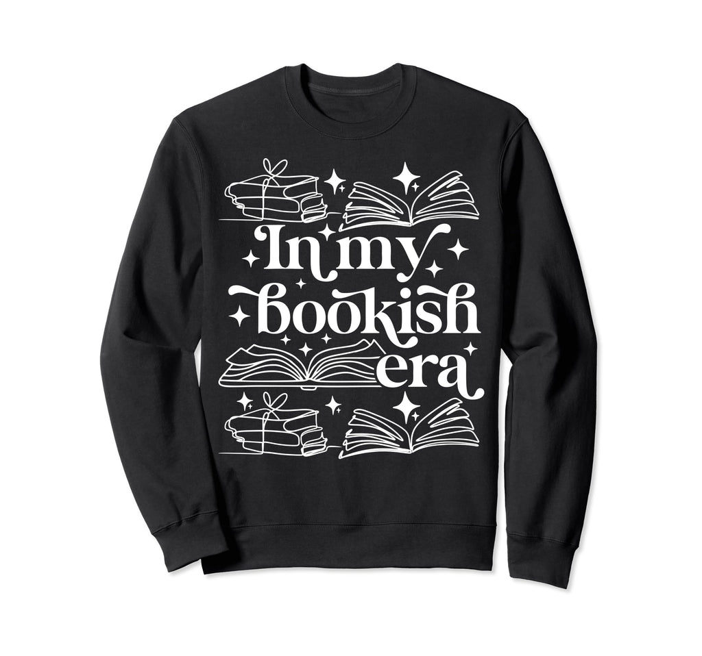 My Bookish Era Book Lover Sweatshirt - Minimalist Print for Adults - T-Shirt, Sweatshirt, Hoodie