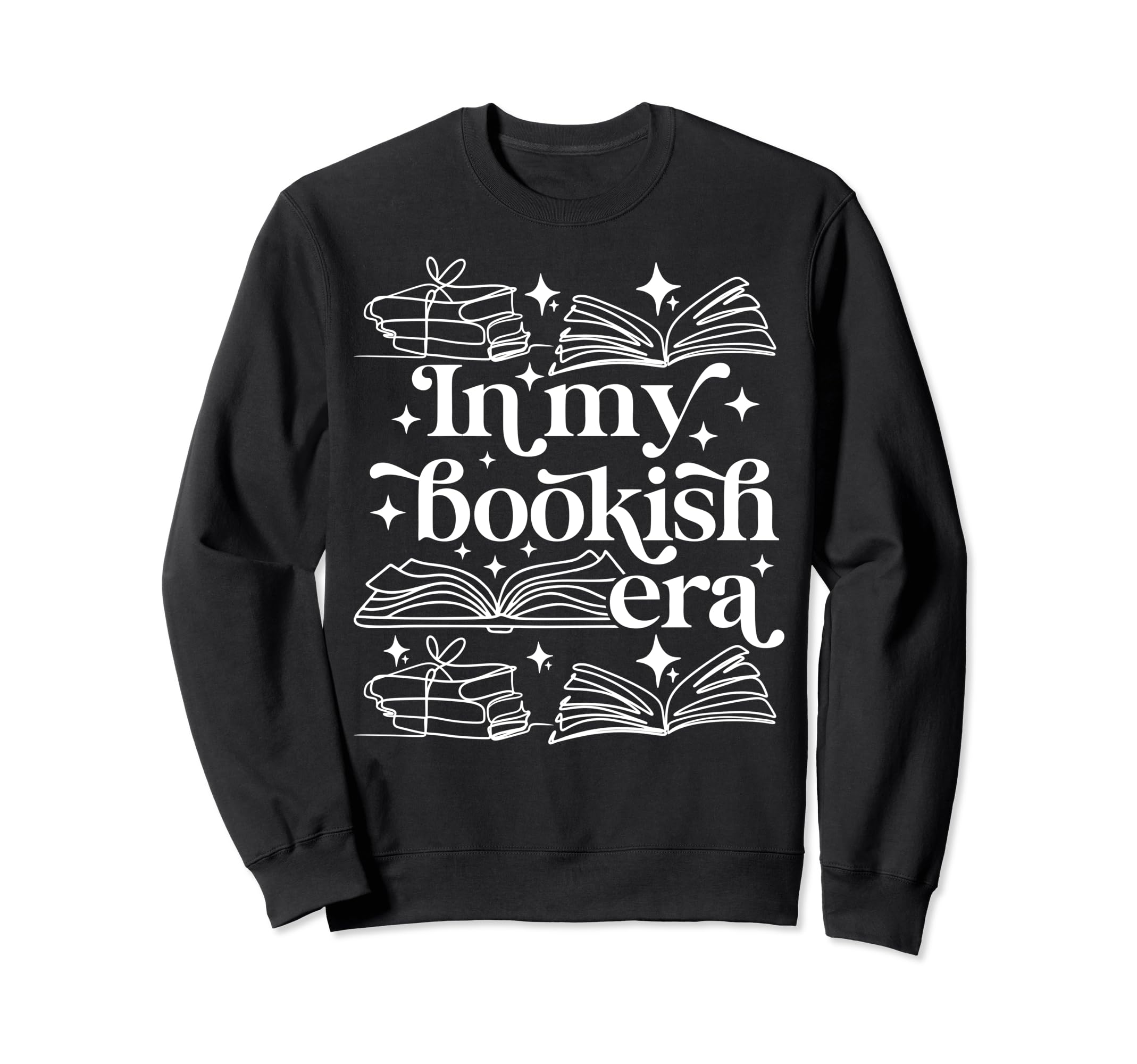 My Bookish Era Book Lover Sweatshirt - Minimalist Print for Adults - T-Shirt, Sweatshirt, Hoodie