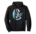 Dragon Reading Book Dragon Enthusiast Hoodie - Graphic Print Men Women - T-Shirt, Sweatshirt, Hoodie
