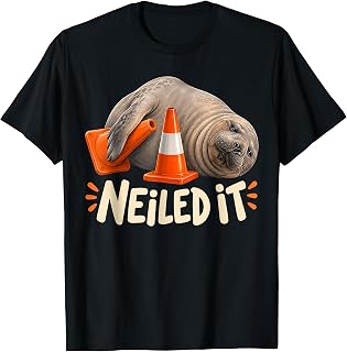 Neil The Seal Neiled It Funny Elephant Seal Meme T-Shirt Unisex T-shirt, Sweatshirt, Hoodie, Long Sleeve Tee - T-Shirt, Sweatshirt, Hoodie