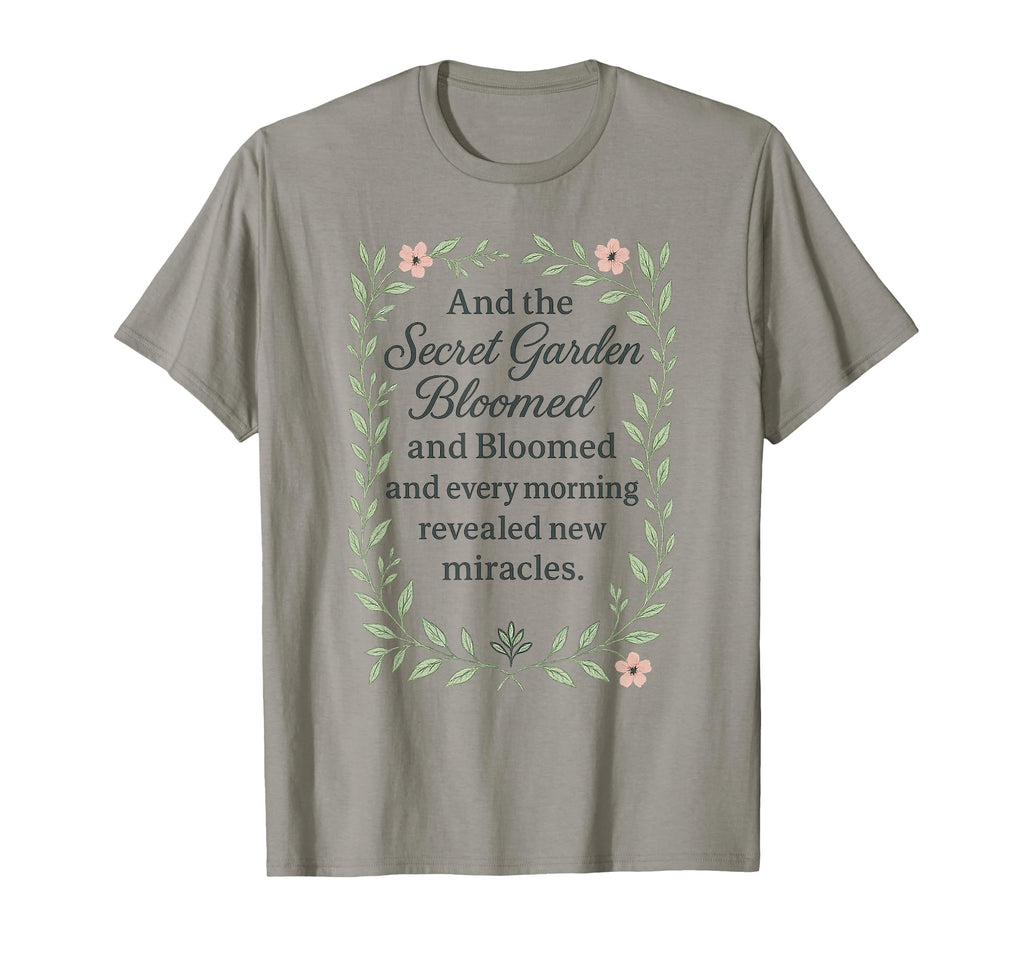 Secret Garden Classical Literature Gift T-Shirt - Minimalist Print Unisex - T-Shirt, Sweatshirt, Hoodie