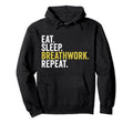 Eat Sleep Breathwork Repeat Funny Hoodie - Custom Art Print Men Women - T-Shirt, Sweatshirt, Hoodie