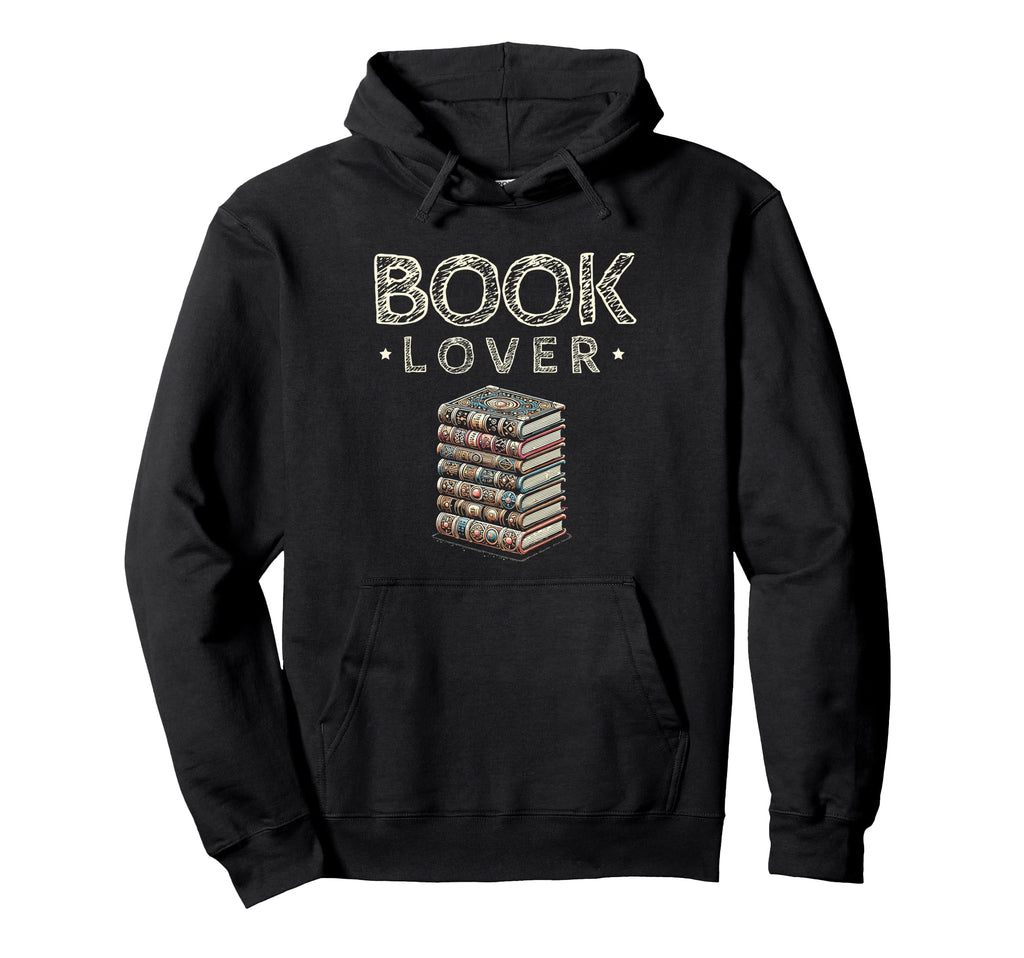 Book Lover Reading Books Bookworm Hoodie - Unique Graphic Men Women - T-Shirt, Sweatshirt, Hoodie