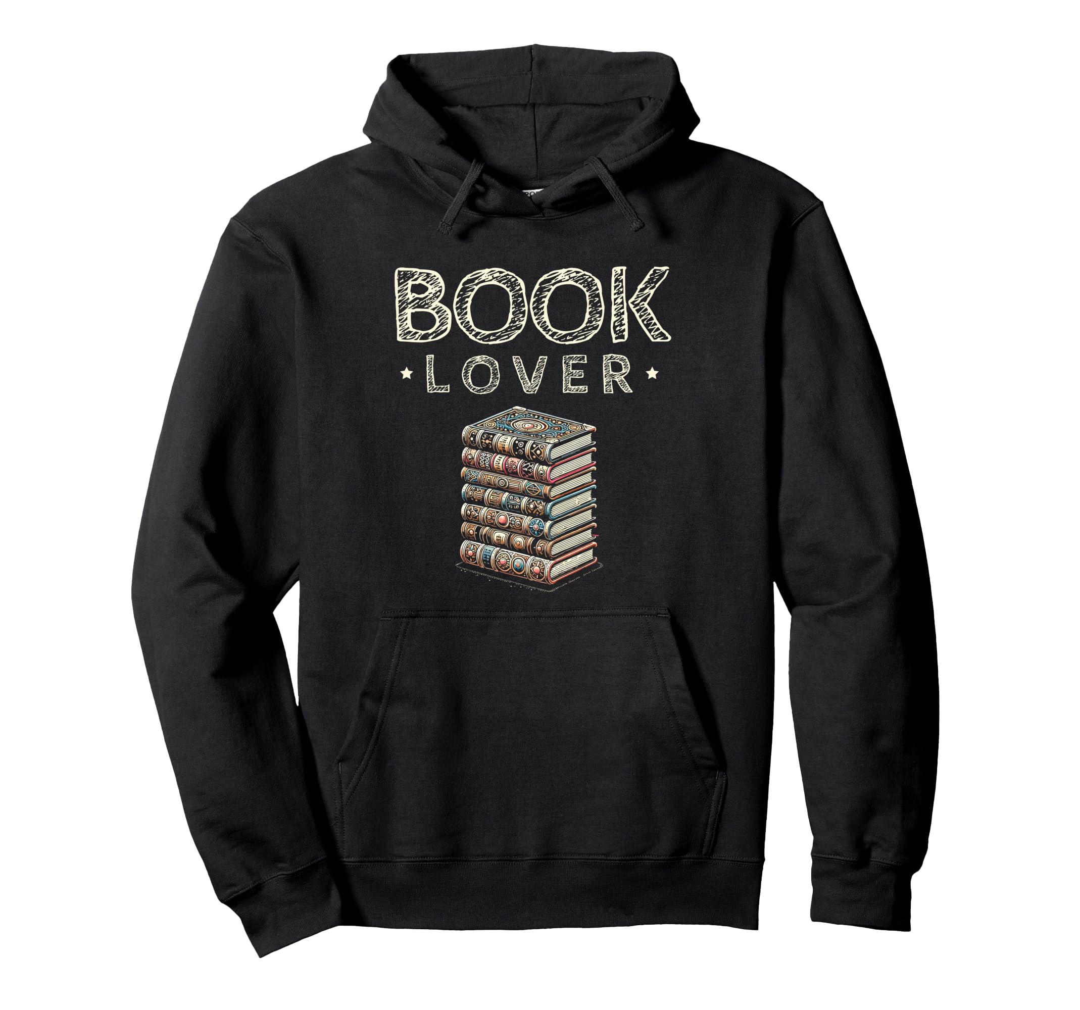 Book Lover Reading Books Bookworm Hoodie - Unique Graphic Men Women - T-Shirt, Sweatshirt, Hoodie