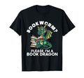 Bookworm Please Im Book Dragon Funny T-Shirt - Aesthetic Graphic Men Women - T-Shirt, Sweatshirt, Hoodie