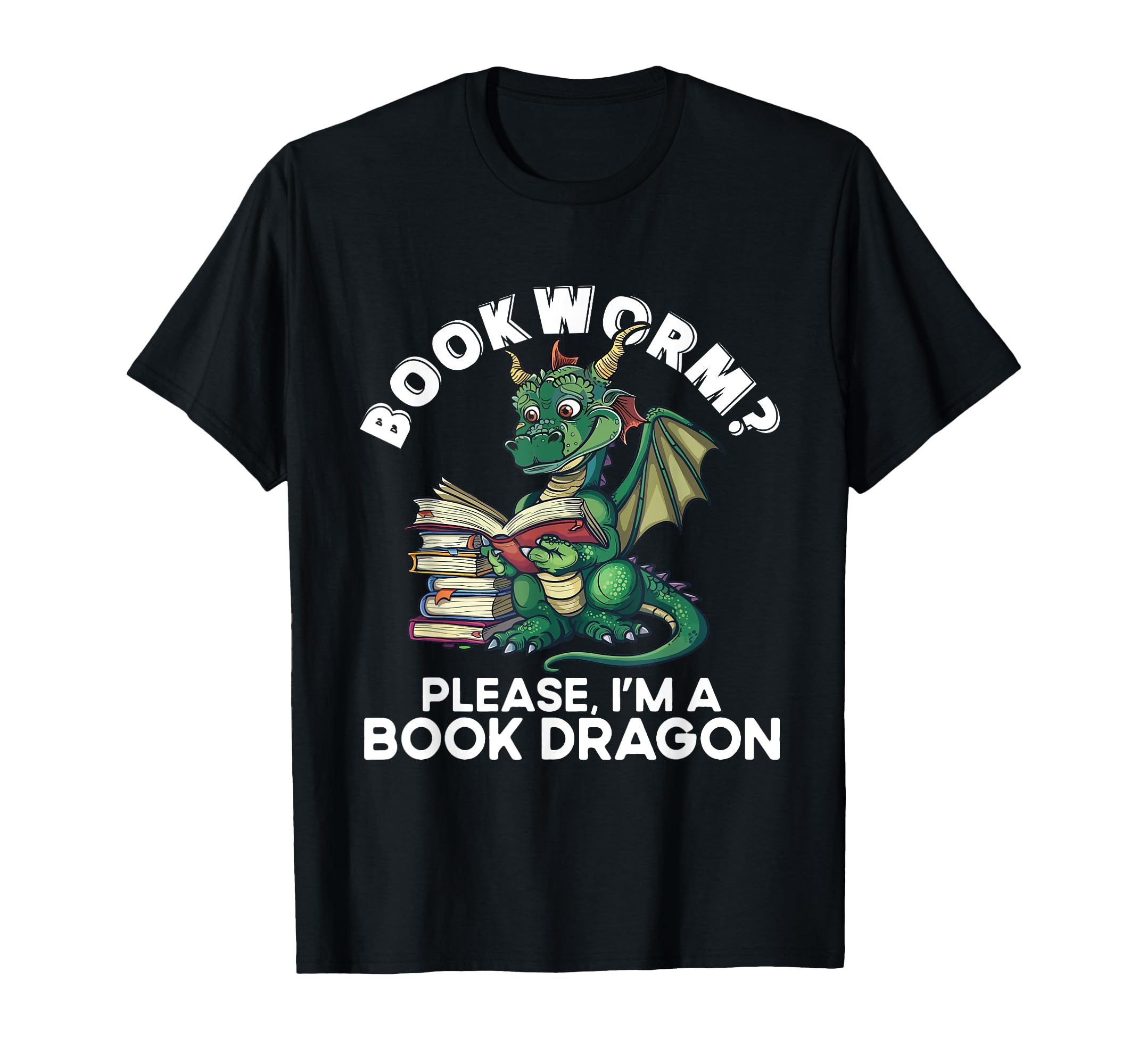 Bookworm Please Im Book Dragon Funny T-Shirt - Aesthetic Graphic Men Women - T-Shirt, Sweatshirt, Hoodie