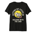 Getting My Steps Walking Lord Opossum T-Shirt - Fun Novelty Design Unisex - T-Shirt, Sweatshirt, Hoodie