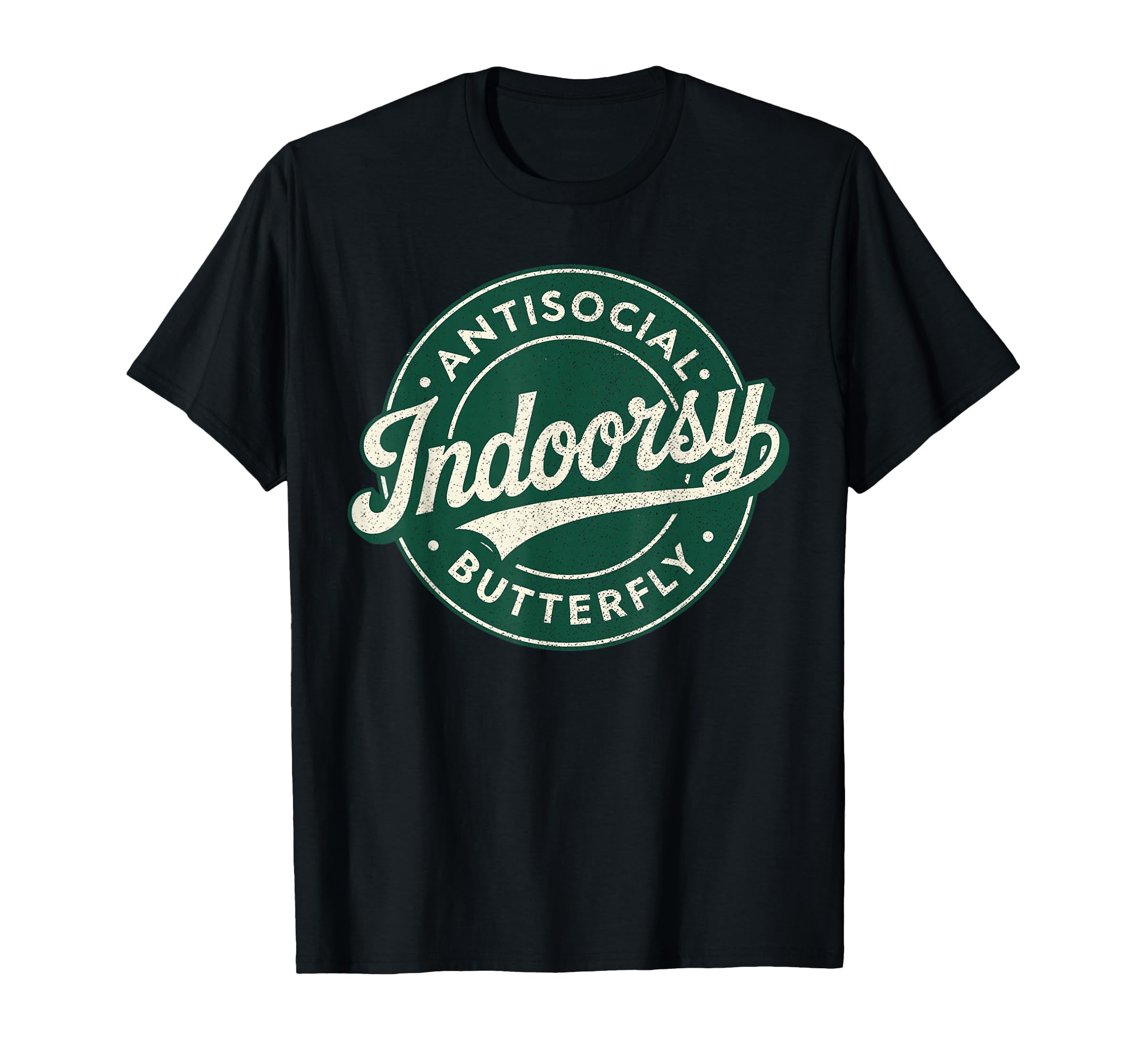 Indoorsy Antisocial Butterfly T-Shirt - Aesthetic Graphic for Adults - T-Shirt, Sweatshirt, Hoodie