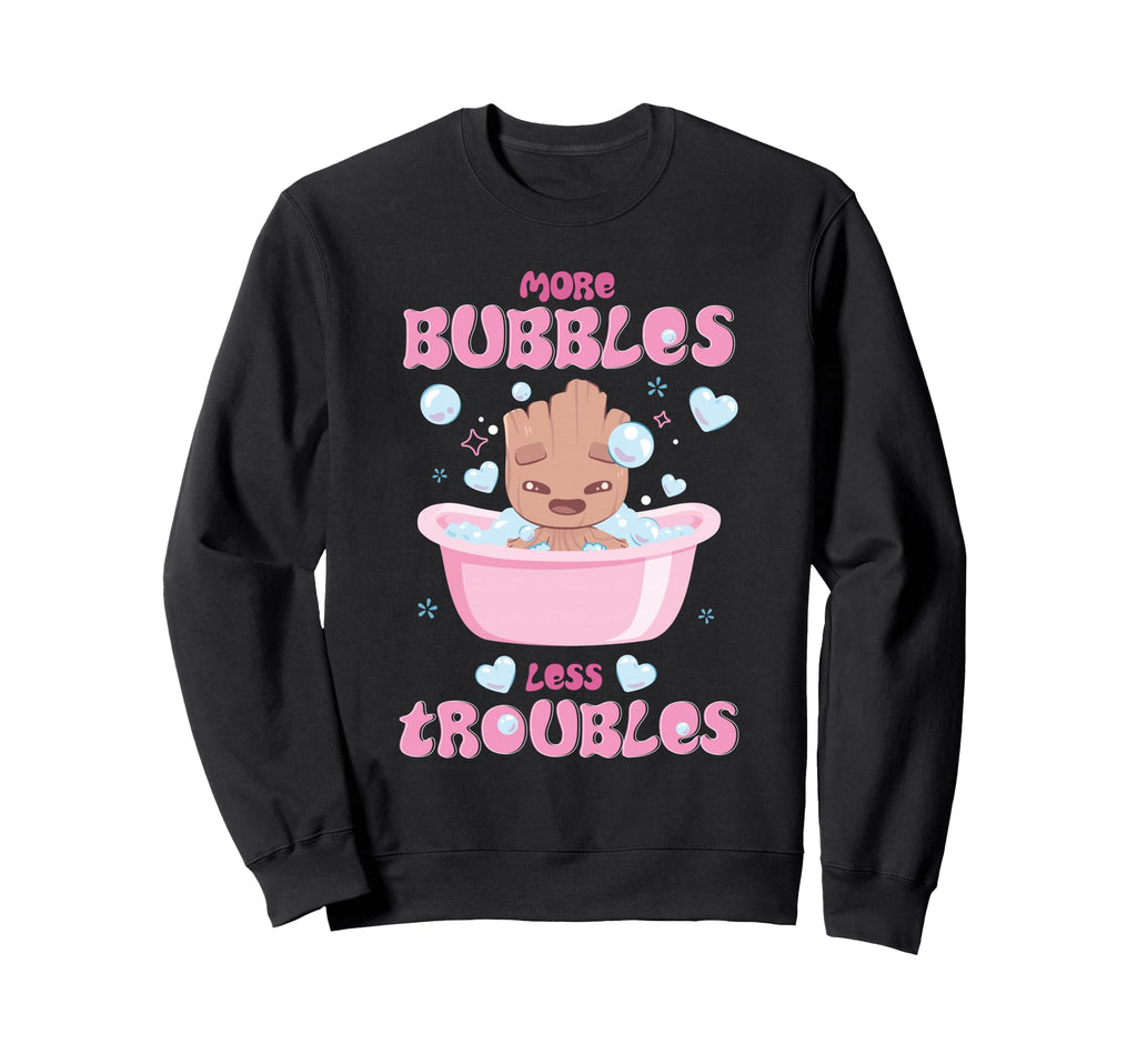 Marvel Groot Bath More Bubbles Sweatshirt - Minimalist Print Men Women - T-Shirt, Sweatshirt, Hoodie