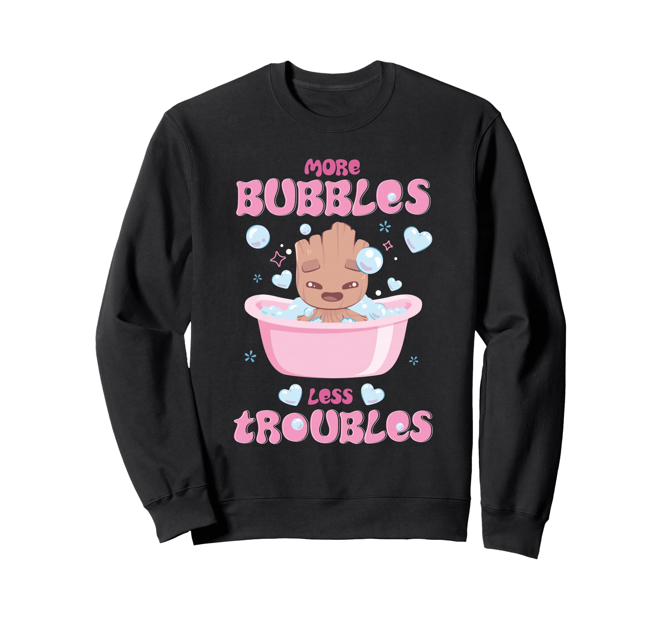 Marvel Groot Bath More Bubbles Sweatshirt - Minimalist Print Men Women - T-Shirt, Sweatshirt, Hoodie
