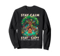 Stay Capy Capybara Zen Forest Sweatshirt - Casual Everyday Wear Men Women - T-Shirt, Sweatshirt, Hoodie