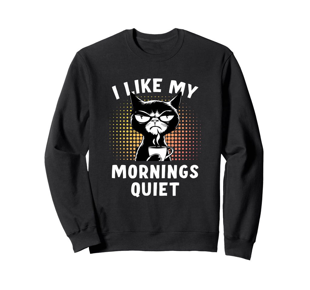 Coffee And Cat Naps Keep Me Going Sweatshirt - Aesthetic Graphic Unisex - T-Shirt, Sweatshirt, Hoodie