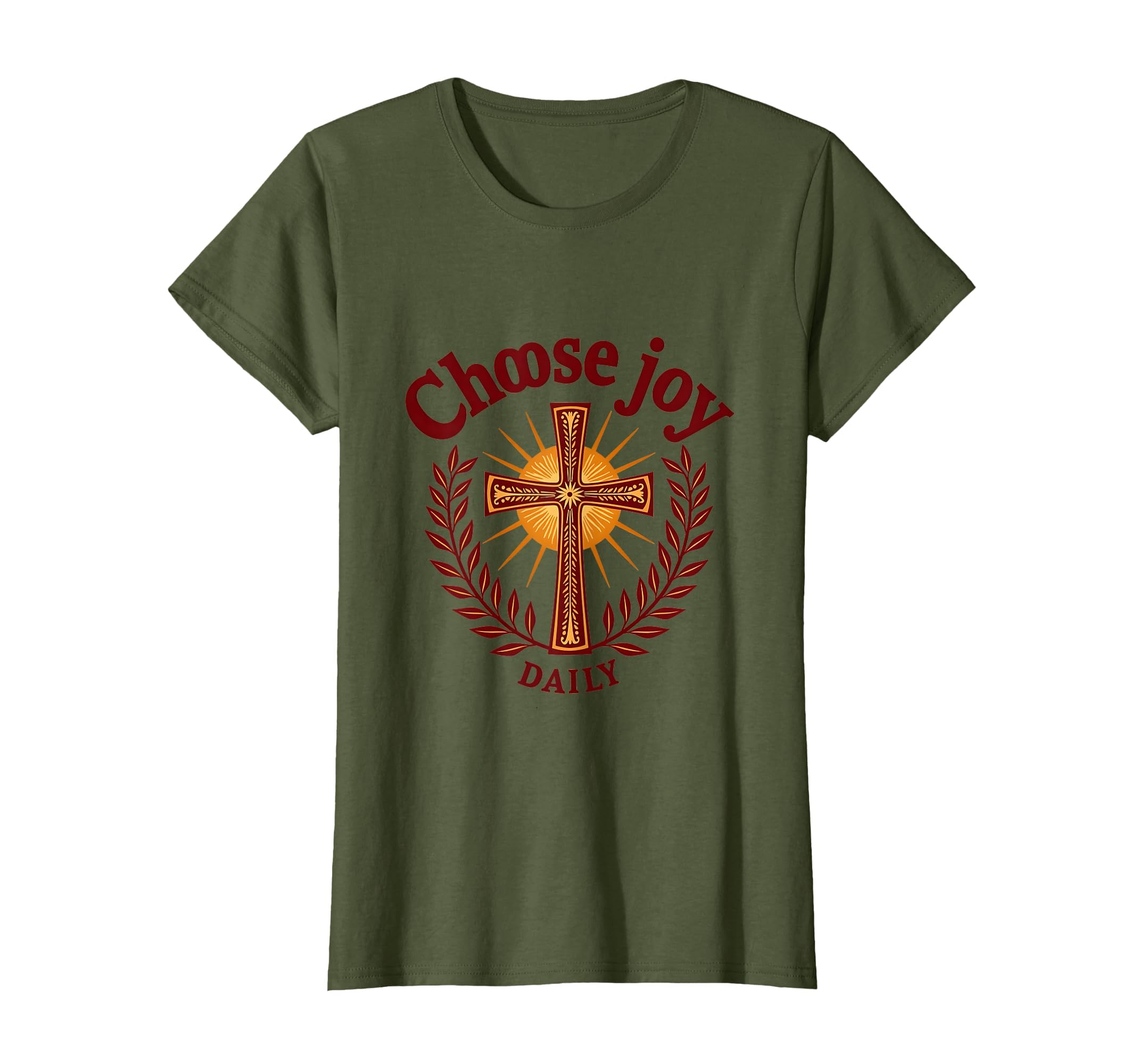 Choose Joy Daily Inspirational T-Shirt - Aesthetic Graphic for Adults - T-Shirt, Sweatshirt, Hoodie